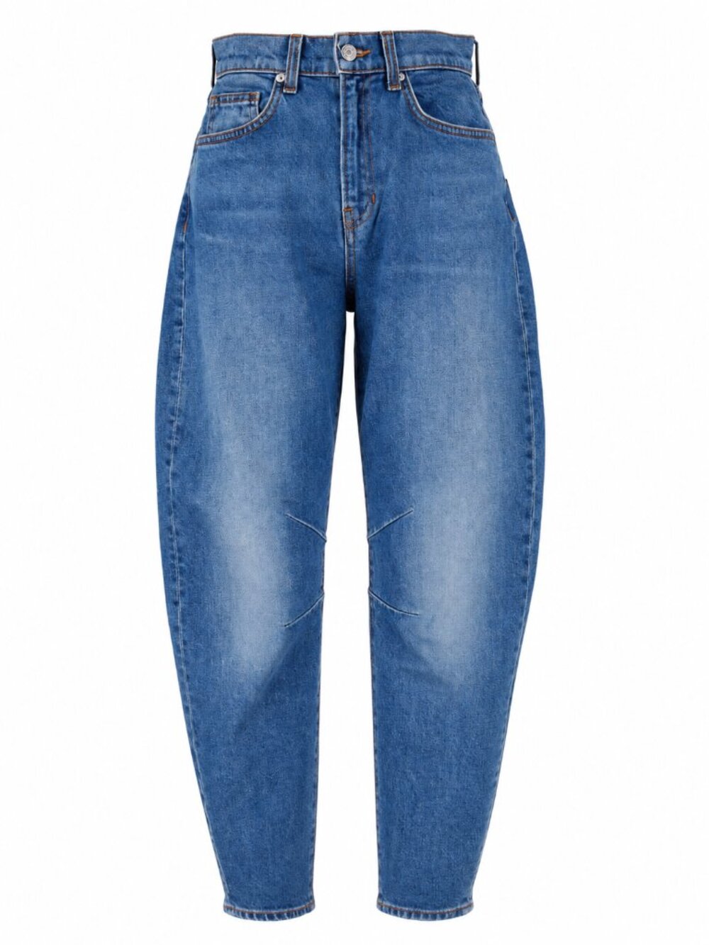 Veronica Beard Charlie High Rise Barrel Jean Size W 29 (8) Medium Wash Premium